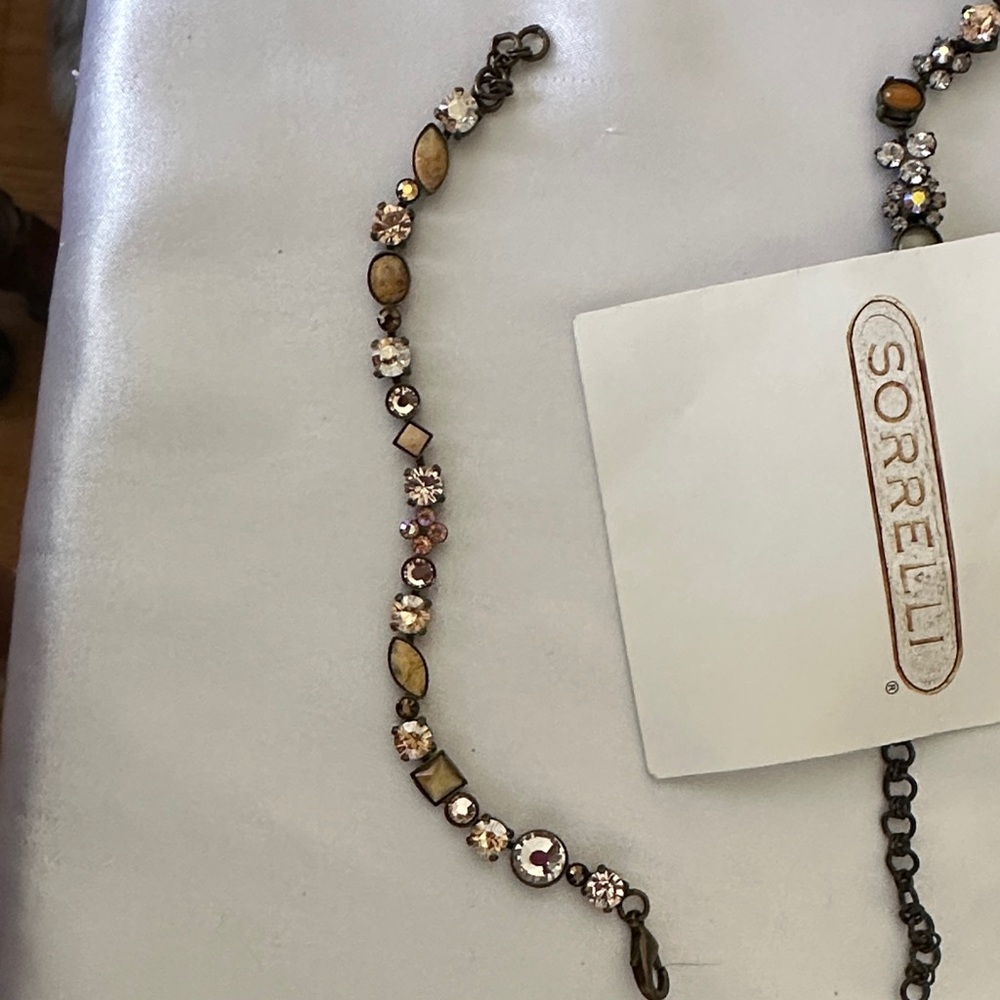 Sorrelli Elegant Gold and Pink Crystal Bracelet
